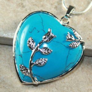 Turqouise Heart Shape Necklace